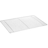 Choice 16 7/16" x 24 1/2" Chrome Plated Footed Wire Cooling Rack for Full Size Sheet Pan