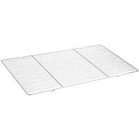 Choice 16 7/16" x 24 1/2" Chrome Plated Footed Wire Icing Rack / Cooling Rack for Full Size Sheet Pan