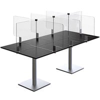 Rosseto TDK003 Avant Guarde Acrylic Table Divider Kit for 24" x 72" Tables