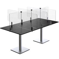 Rosseto TDK005 Avant Guarde Acrylic Table Divider Kit for 36" x 72" Tables