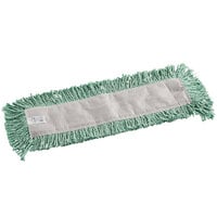 Rubbermaid FGL15300GR00 24" Green Blended Cut-End Disposable Dust Mop