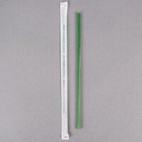 Eco-Products EP-ST772 7 3/4" Jumbo Green Renewable and Compostable Wrapped Straw - 9600/Case