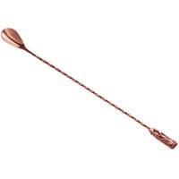 Acopa 13" Copper Weighted Bar Spoon with Tiki End