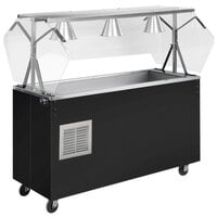 Vollrath R38718 2-Series 60" Affordable Portable Refrigerated Cold Food Station with Closed Storage and Door - 120V