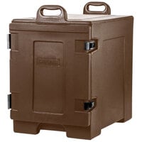 Carlisle Cateraide™ Brown Front-Loading Insulated Food Pan Carrier - 5 Full-Size Pan Max Capacity