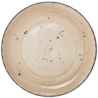International Tableware RT-8-WH Rotana 9" Wheat Coupe Porcelain Plate - 24/Case