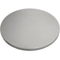 American Tables & Seating ATO36-214 35 1/2" Round Pearl White Isotop Outdoor Tabletop