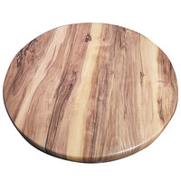 American Tables & Seating ATO36-213 35 1/2" Round Indian Rosewood Isotop Outdoor Tabletop