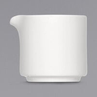 Bauscher by BauscherHepp 114604 B1100 1.4 oz. Bright White Stackable Porcelain Creamer - 36/Case