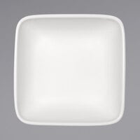 Bauscher by BauscherHepp 113214 B1100 7.8 oz. Bright White Square Stackable Porcelain Dish - 36/Case