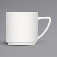 Bauscher by BauscherHepp 715317 Options 6.4 oz. Bright White Stackable Porcelain Cup - 36/Case