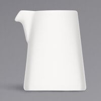 Bauscher by BauscherHepp 714605 Options 1.7 oz. Bright White Porcelain Creamer - 36/Case