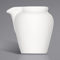 Bauscher by BauscherHepp 284605 Come4Table 1.7 oz. Bright White Porcelain Creamer - 36/Case