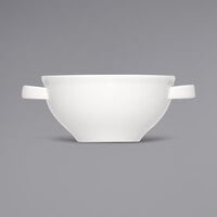Bauscher by BauscherHepp 282776 Come4Table 9.1 oz. Bright White Porcelain Soup Cup with Handles - 36/Case