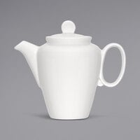 Bauscher by BauscherHepp 284130 Come4Table 10.1 oz. Bright White Porcelain Coffee Pot with Lid - 36/Case