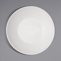 Bauscher by BauscherHepp 711318 Options 7 1/8" Bright White Round Porcelain Deep Coupe Plate - 24/Case