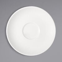 Bauscher by BauscherHepp 716918 Options 5 15/16" Bright White Round Porcelain Saucer - 36/Case