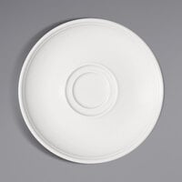 Bauscher by BauscherHepp 286935 Come4Table 7 1/8" Bright White Round Porcelain Saucer - 36/Case