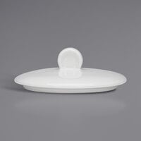 Bauscher by BauscherHepp 284970 Come4Table Bright White Porcelain Sugar Bowl Lid - 12/Case