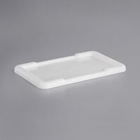 Choice 25" x 15" White Recessed Lid for Meat Lug / Tote Box