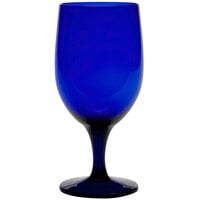 Fortessa Basics Gala 15 oz. Dark Cobalt Blue Goblet - 12/Case