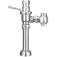 Sloan 3050136 DOLPHIN Chrome Single Flush Exposed Manual Water Closet Flushometer with 1 1/4" Flush Connection and Top Spud Fixture Connection - 3.5 GPF