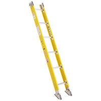 Bauer Corporation 333 Series Type 1A Parallel Rail Sectional Ladder Base Section with 2-Way Shoes - 300 lb. Capacity - 17 3/4" Wide
