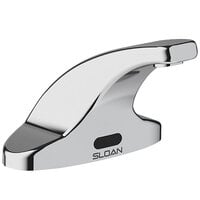 Sloan 3362171 Battery Powered Deck Mounted Sensor Faucet with 4 11/16" Spout and 0.35 GPM Multi-Laminar Spray Device