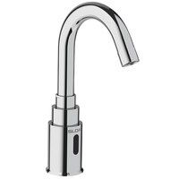 Sloan 3362145 Battery Powered Deck Mounted Sensor Faucet with 5 1/4" Gooseneck Spout, 4" Trim Plate, and 1.5 GPM Laminar Spray Device