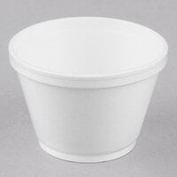 Dart 6SJ12 6 oz. White Customizable Foam Food Container - 1000/Case