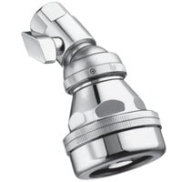 Sloan 4020116 Act-O-Matic Shower Head with Thumb Screw Volume Control with Brushed Stainless Finish - 2.5 GPM