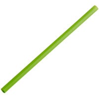 EcoChoice 7 3/4" Green Giant Compostable Unwrapped PLA Straw - 300/Pack