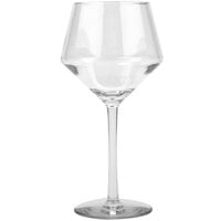 GET SW-2001-CL Via 16 oz. Customizable Tritan™ Plastic Wine Glass - 24/Case