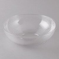 Cambro RSB10CW135 3.2 Qt. Clear Camwear Round Ribbed Bowl
