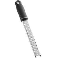 Choice 13" Stainless Steel Coarse Handheld Grater with Non-Slip Black Handle