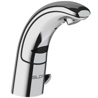 Sloan 3335177 Optima Bluetooth Polished Chrome Deck Mounted Battery Powered Sensor Faucet with 6 7/8" Spout, Side Mixer, and 0.5 GPM Multi-Laminar Spray Device