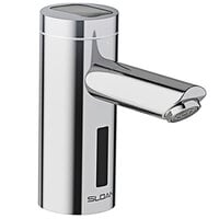 Sloan 3335016 Optima Polished Chrome Solar Powered Deck Mounted Sensor Faucet with 5 3/8" Spout and 0.5 GPM Aerated Spray Device