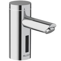 Sloan 3335172 Optima Bluetooth Polished Chrome Deck Mounted Sensor Faucet with 5 3/8" Spout, Side Mixer, and 0.35 GPM Aerated Spray Device