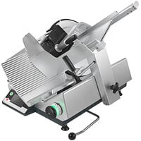 Bizerba GSP H I W-90 13" Manual Gravity Feed Meat Slicer with 6.6 lb. Digital Portion Scale - 1/2 HP