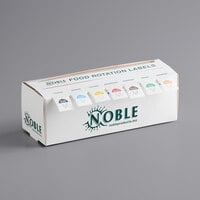 Noble Products 7-Slot Dispenser with 7 Removable Day of the Week Clock Label Rolls