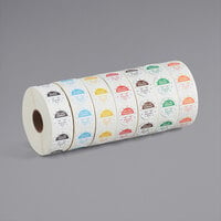 Noble Products 1" Removable Day of the Week Clock Label Rolls