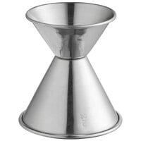 Acopa 1 oz. & 2 oz. Stainless Steel Classic Jigger