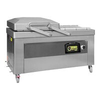 VacMaster VP600 Double Chamber Vacuum Packaging Floor Machine with (2) Sets of 24" Seal Bars - 220V