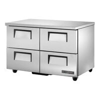 True TUC-48D-4-ADA-HC 48 3/8" ADA Height Undercounter Refrigerator with Four Drawers