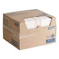 Chicopee 8250 Chix 13" x 24" White / Red Medium-Duty Foodservice Towel - 150/Case