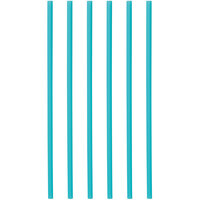 Phade 10 1/4" Giant Blue Wrapped Compostable Straw - 2000/Case