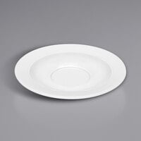 Bauscher by BauscherHepp 466918 Relation Today 6 5/16" Bright White Round Porcelain Saucer - 36/Case