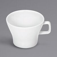 Bauscher by BauscherHepp 445225 Solutions 8 oz. Bright White Low Cup with Handle - 36/Case