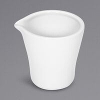 Bauscher by BauscherHepp 444612 Solutions 4.06 oz. Bright White Porcelain Creamer - 36/Case
