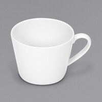 Bauscher by BauscherHepp 465180 Relation Today 10.14 oz. Bright White Low Cup with Handle - 36/Case